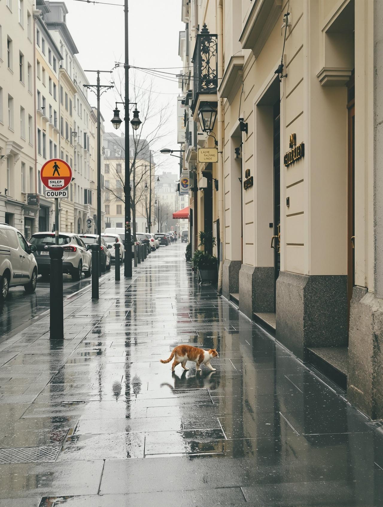 雨停了